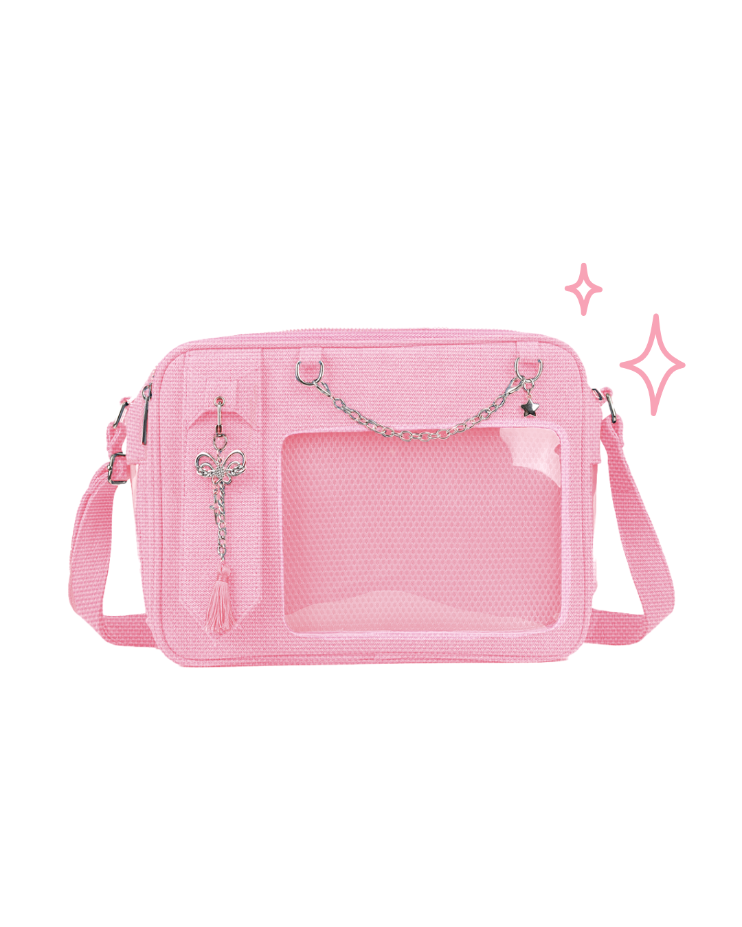 Preorder: Flutter Pink Nabi Charm Ita Bag
