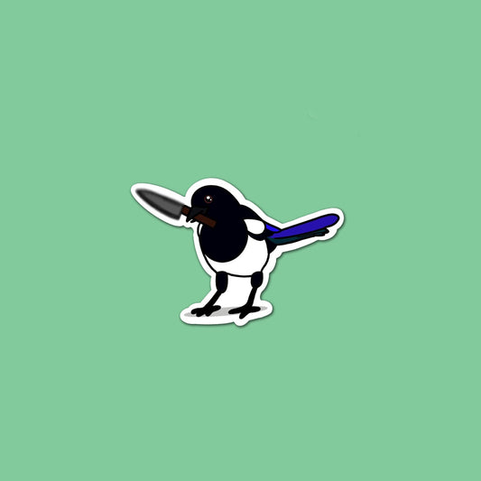 Blurred Item Magpie Sticker