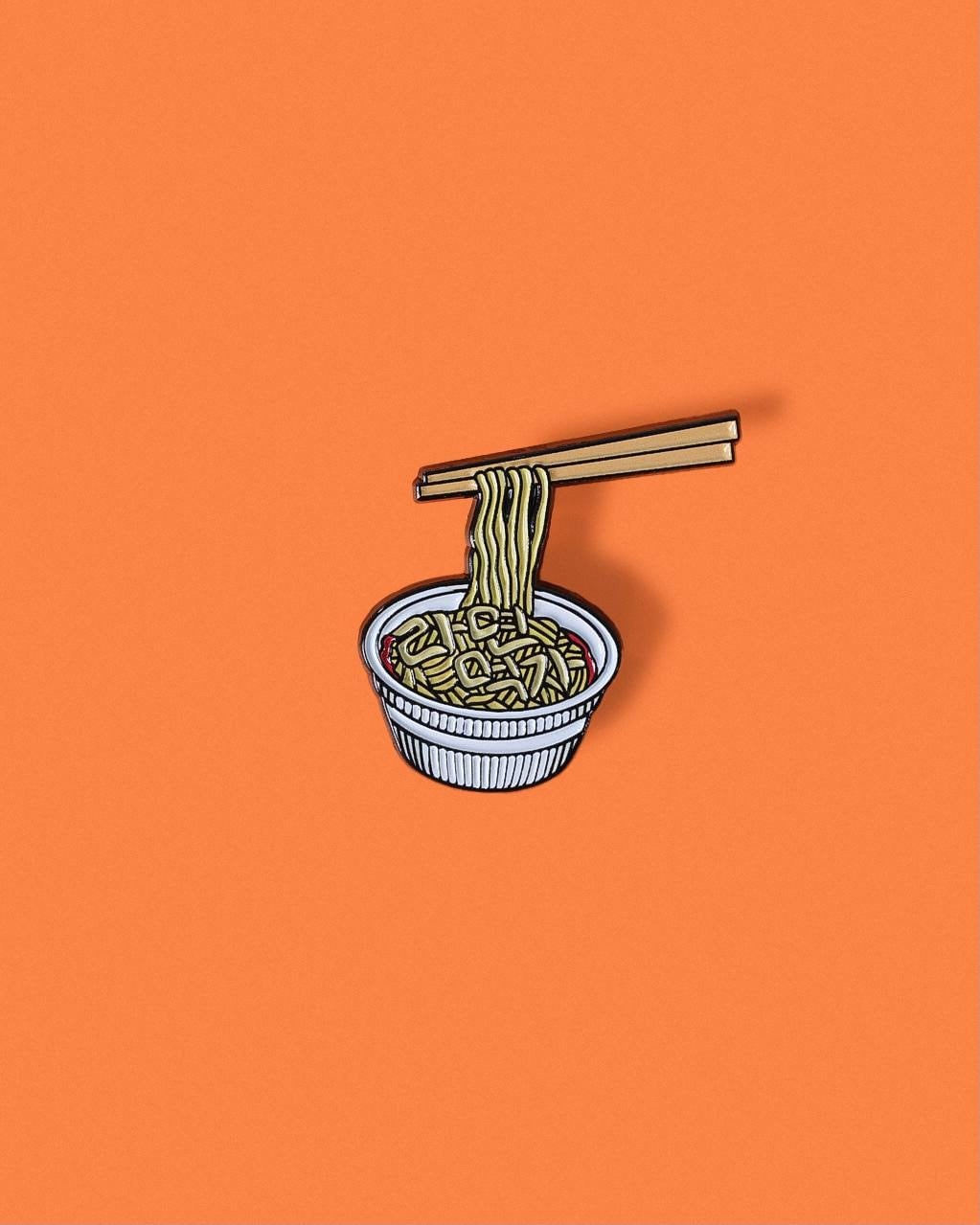 Let’s Eat Ramyeon Enamel Pin